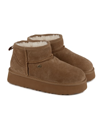 Just Sheepskin Ladies Lottie Sheepskin Mini Boot
