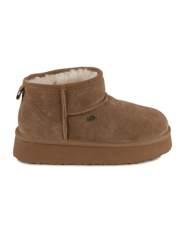 Just Sheepskin Ladies Lottie Sheepskin Mini Boot