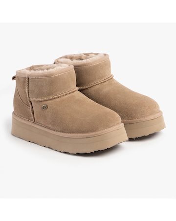Just Sheepskin Ladies Lottie Sheepskin Mini Boot