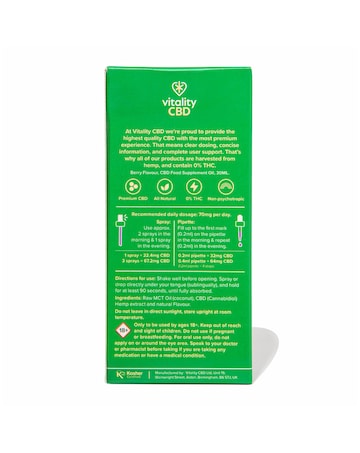 Vitality CBD Dual Applicator 4800mg Berry