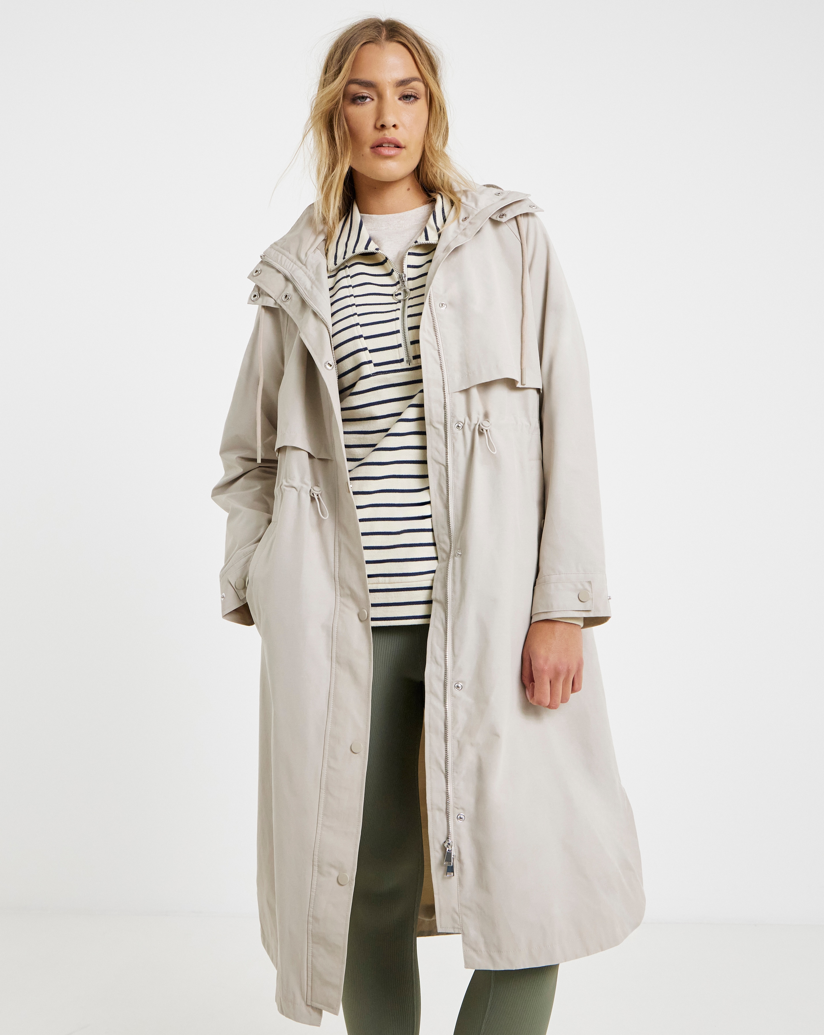 Stone Storm Flap Detail Parka