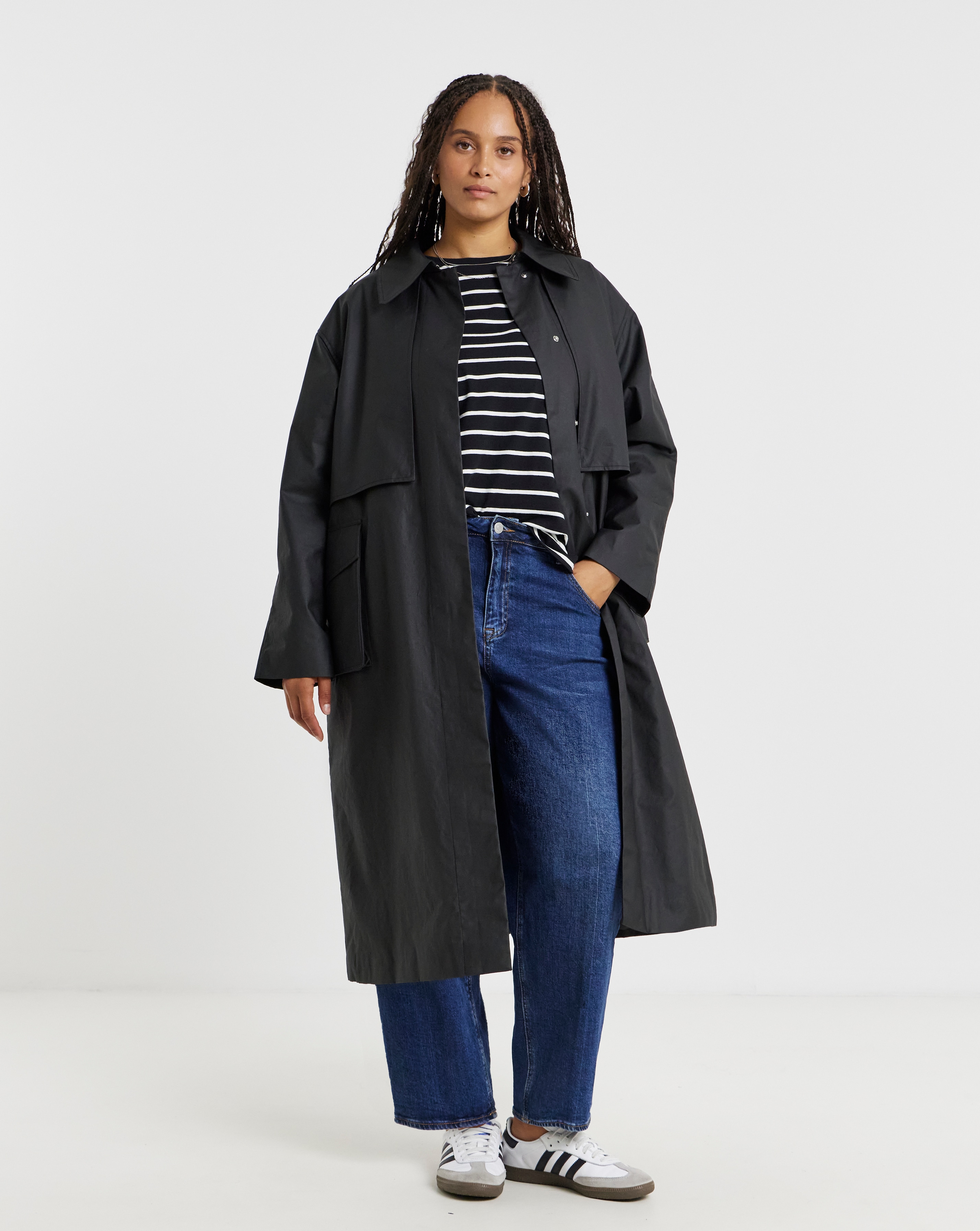 Black Premium Rubberised Rain Coat