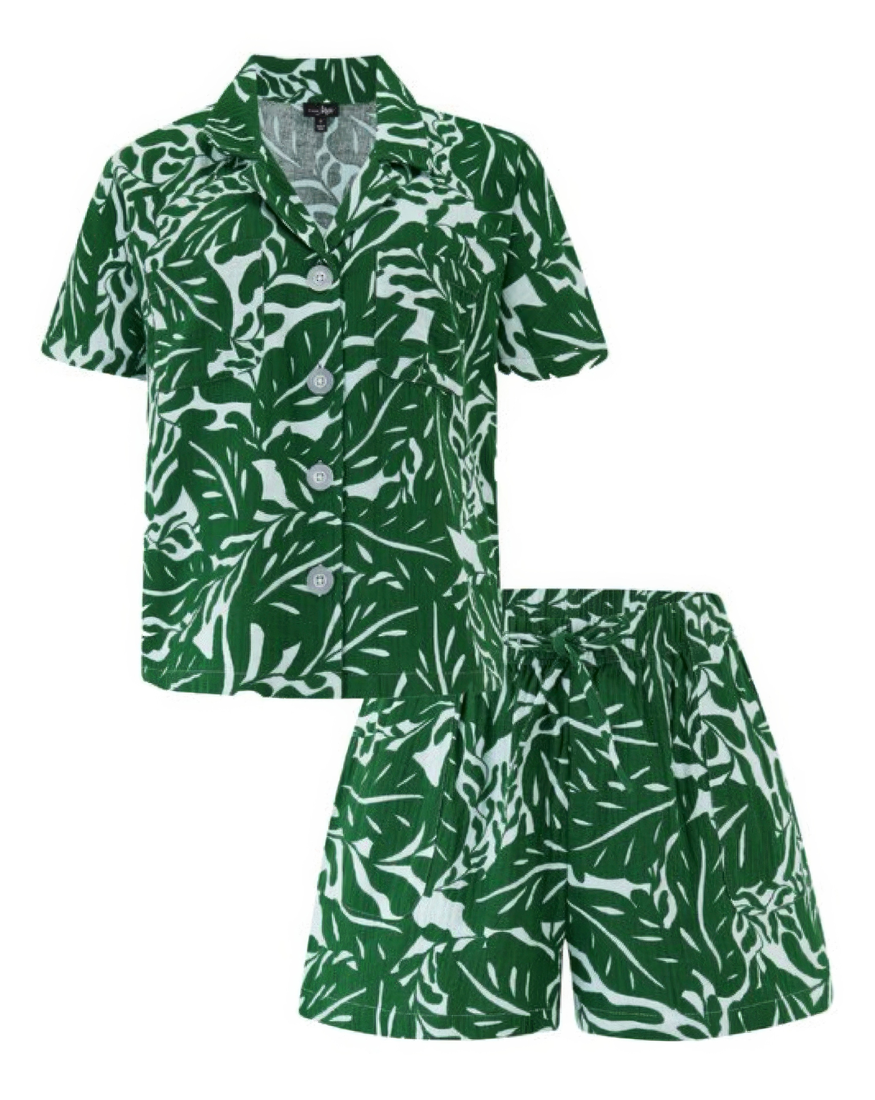 Pour Moi Double Cloth Revere Pyjama Set