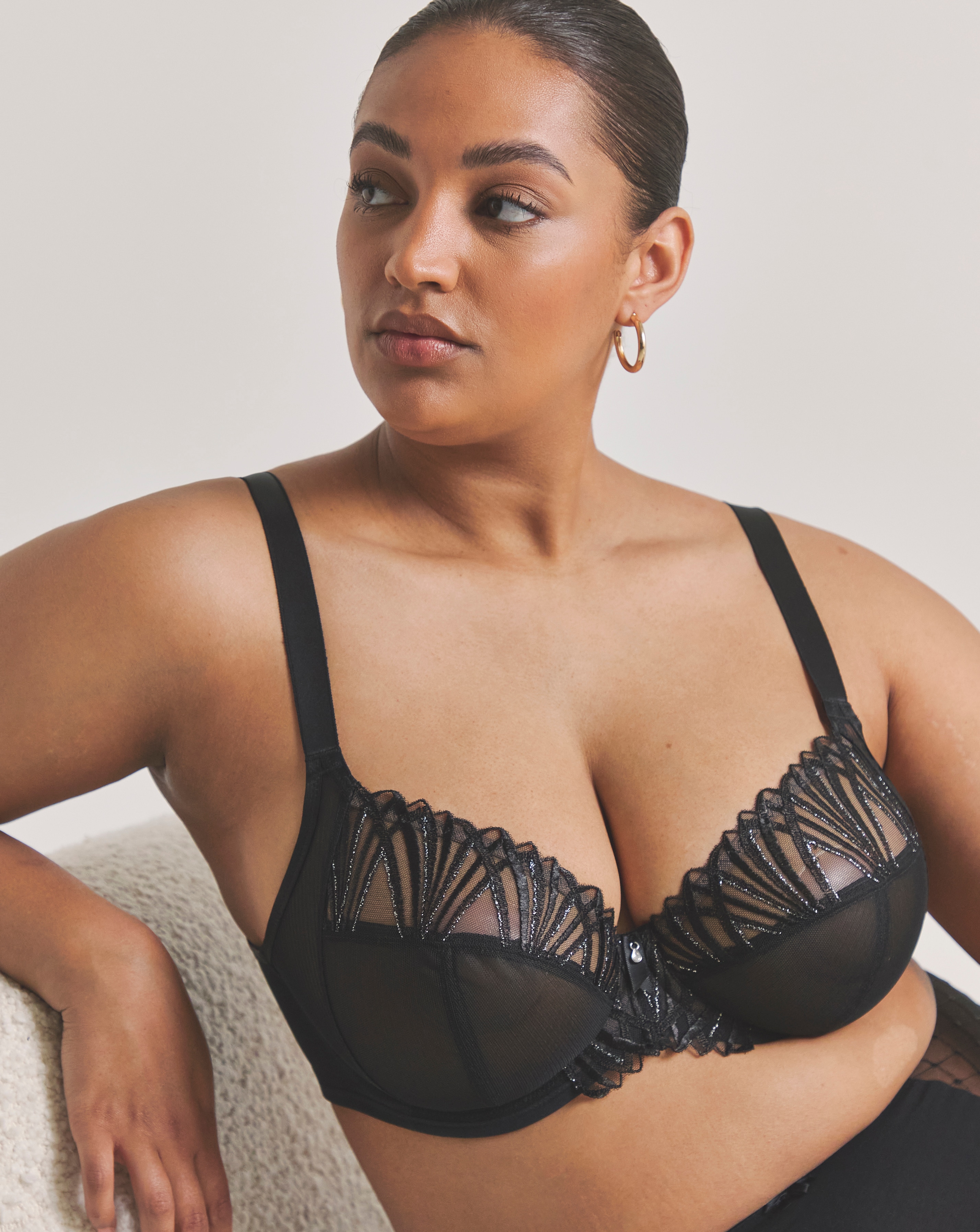 Elomi Reja Plunge Wired Bra Black