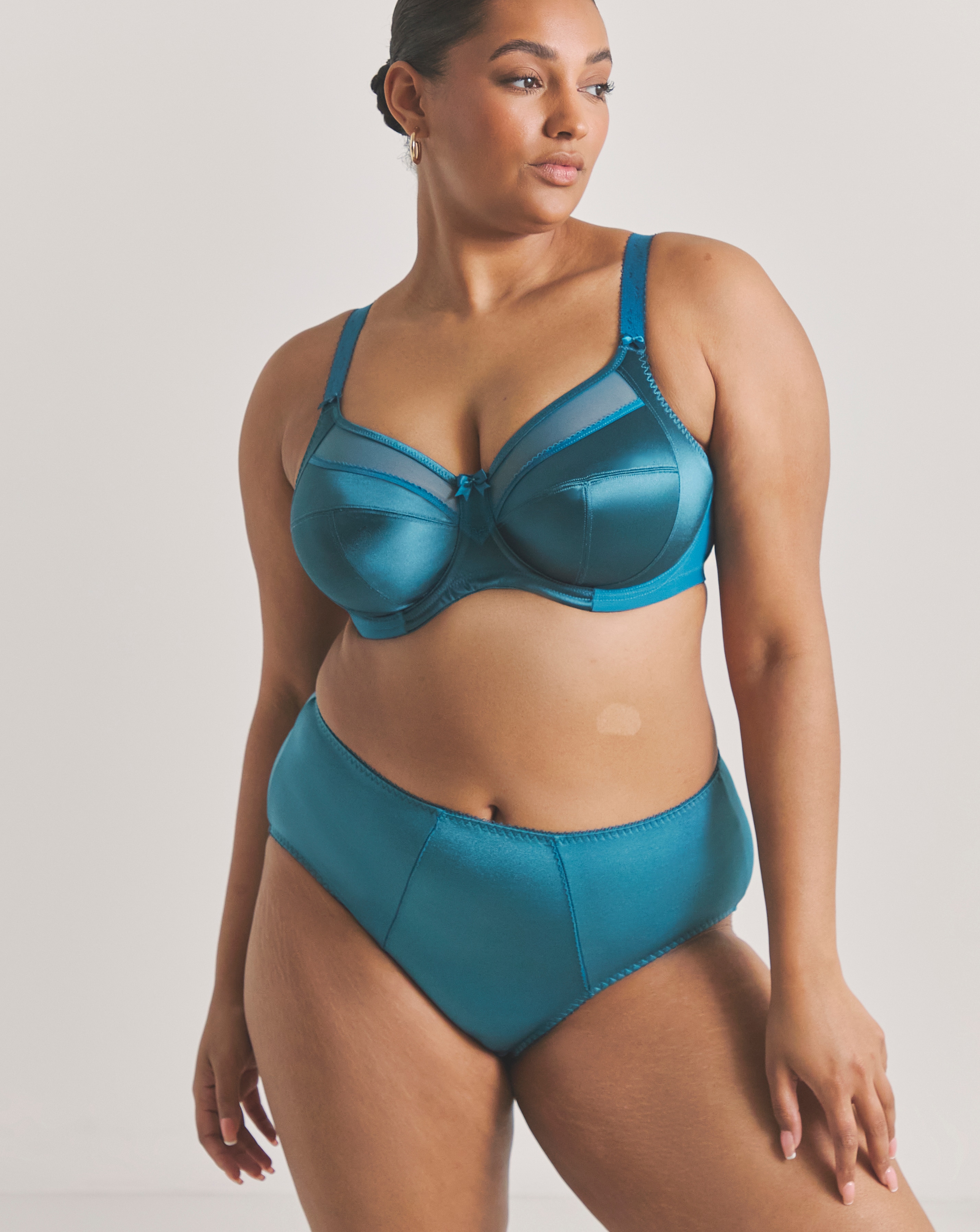 Goddess Keira Full Fit Knicker Med Blue