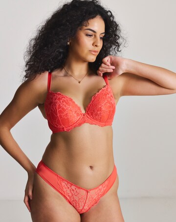 Ann Summers Sexy Lace Planet Brazilian Coral