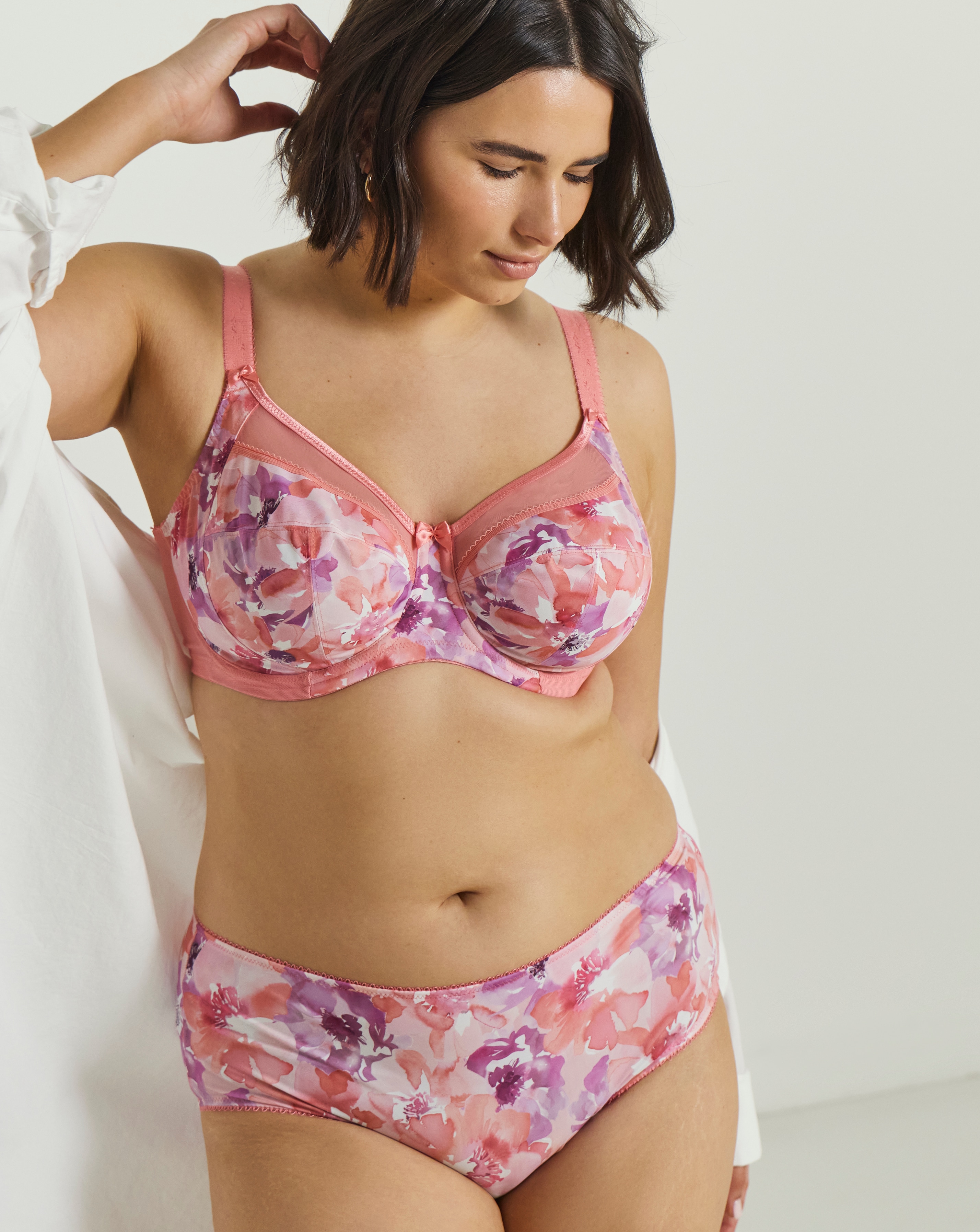 New In - Goddess Kayla Full Fit Knicker Coral