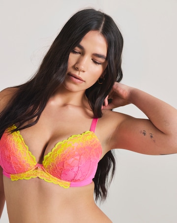 Ann Summers Sexy Lace Planet Ombre Plunge Bra Multi