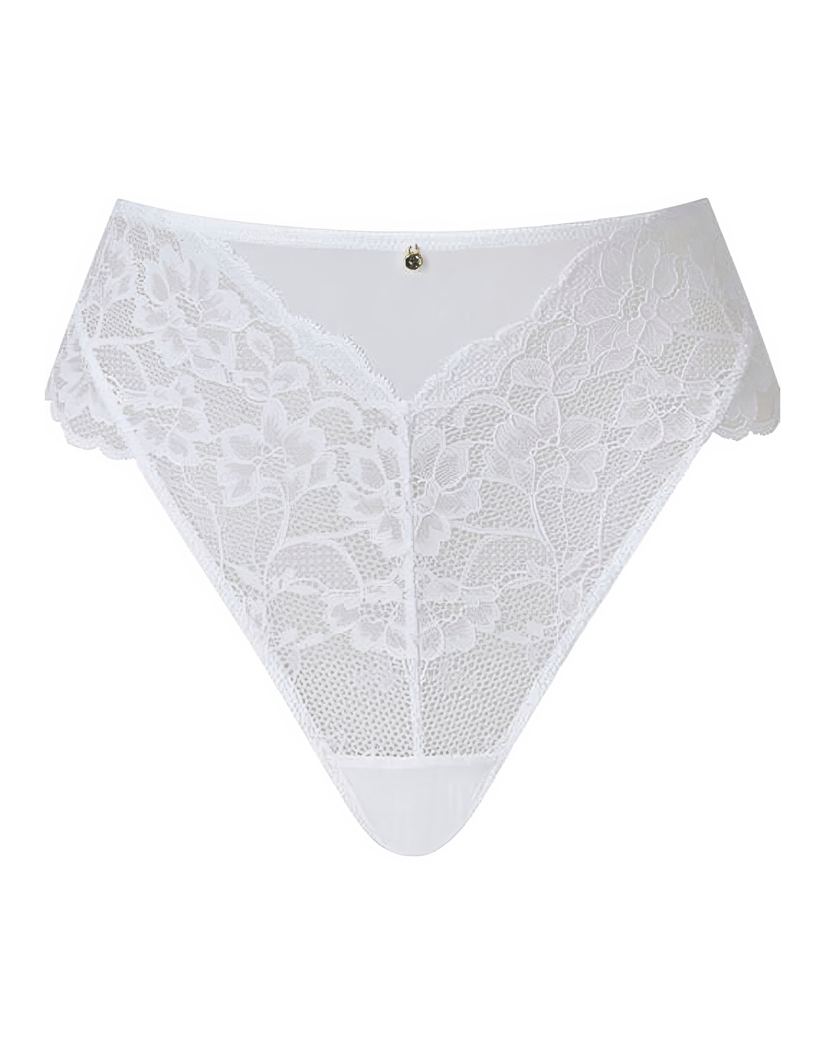 Ann Summers Sexy Lace Deep Brazilian Wht