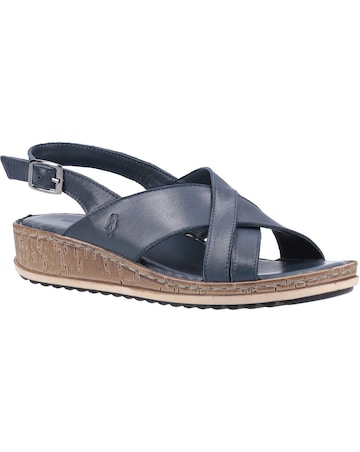 Hush Puppies Elena Cross Over Wedge Sandal
