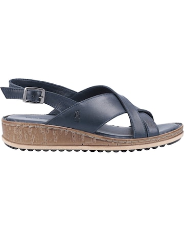 Hush Puppies Elena Cross Over Wedge Sandal