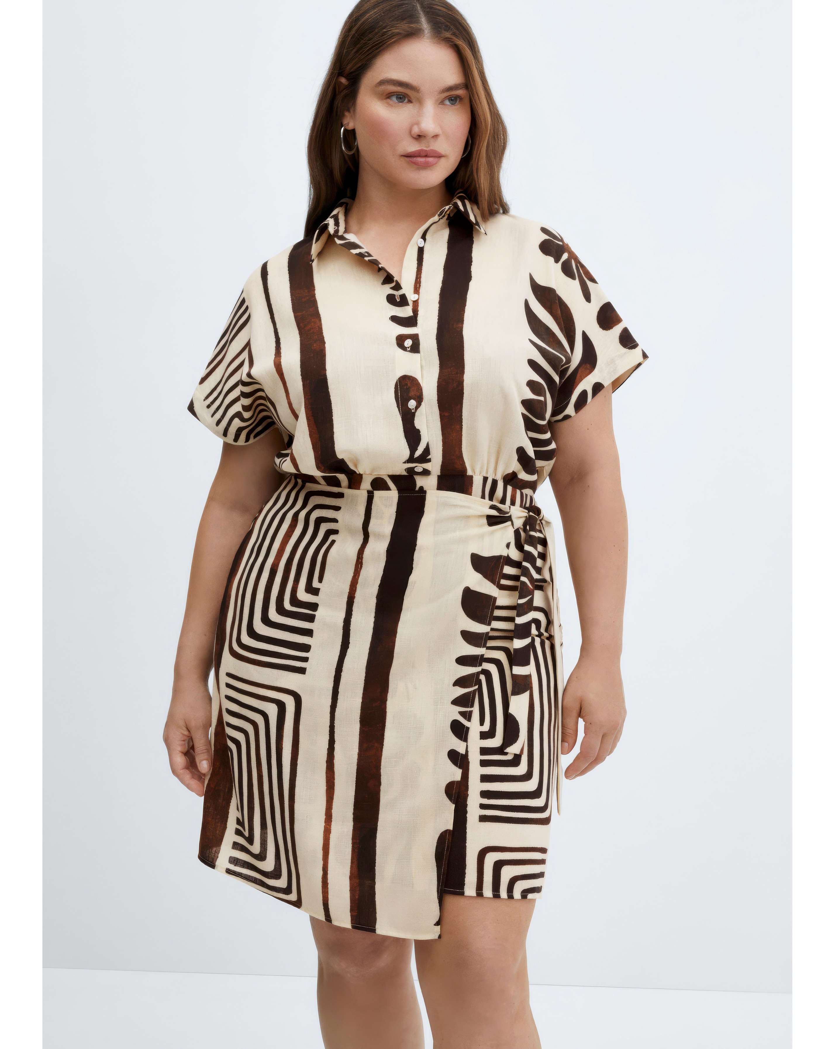 Mango Karina Shirt Mini Dress