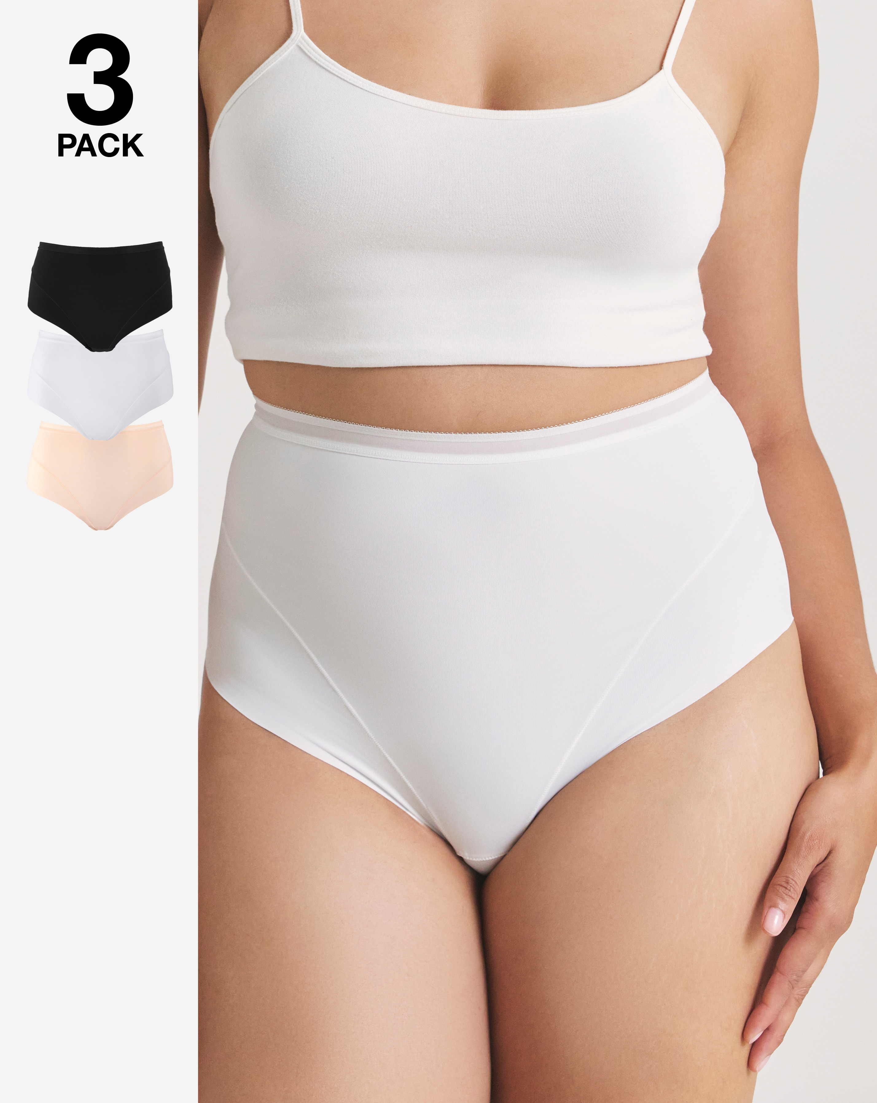 MAGISCULPT 3 Pack Light Tummy Shapers