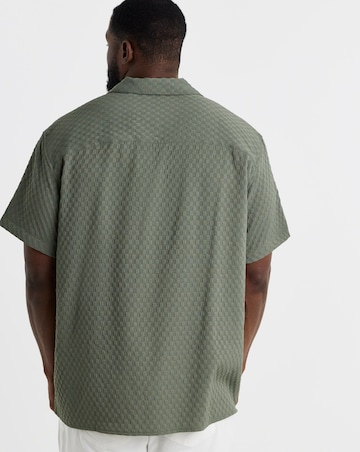 Jack & Jones Sean Textured Resort Shirt - Green