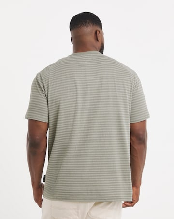 Jack & Jones Devin Daytona Striped T-Shirt - Green