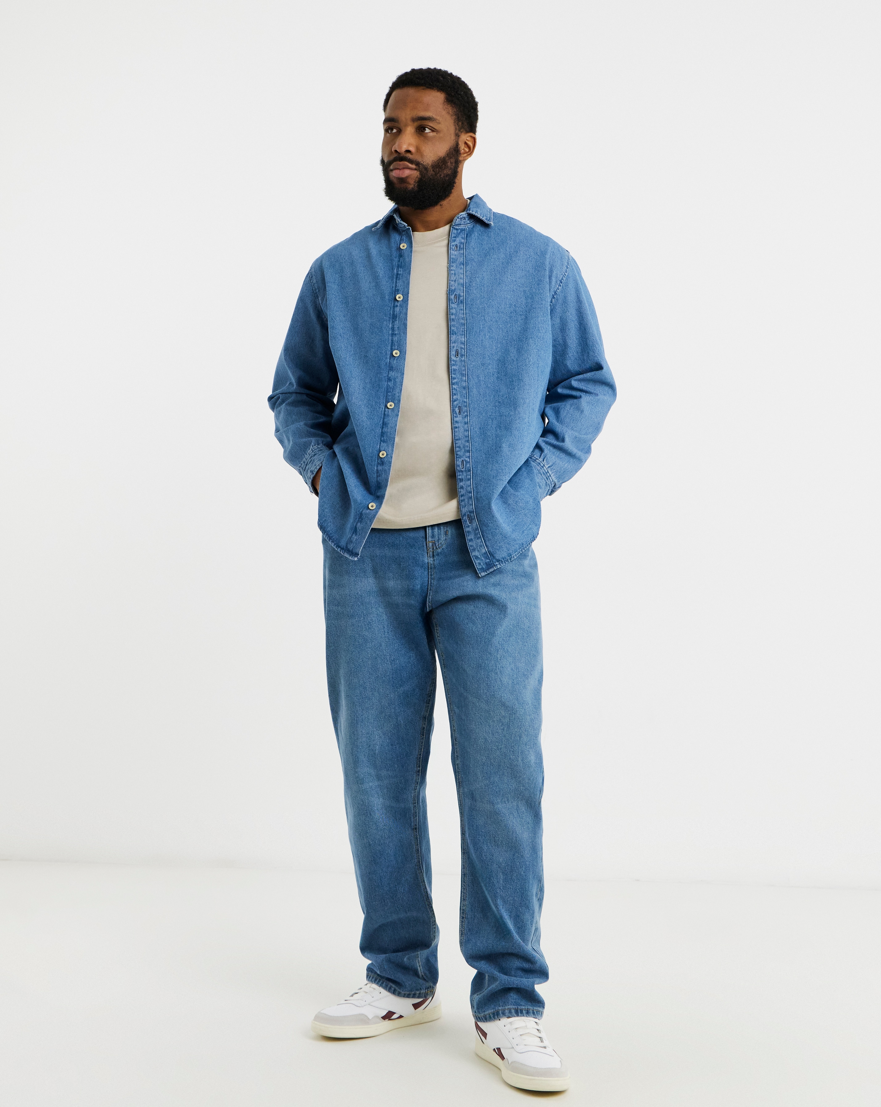 New In - Jack & Jones Stanley Denim Shirt - Blue