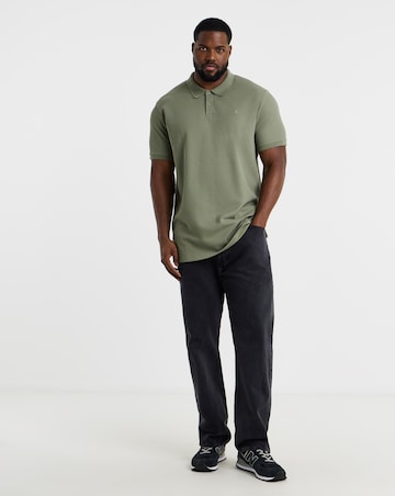 Jack & Jones Austin Waffle Polo - Green