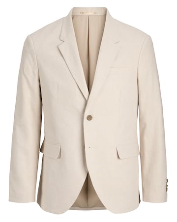 Jack & Jones Premium Martin Linen Blend Suit Jacket - Natural