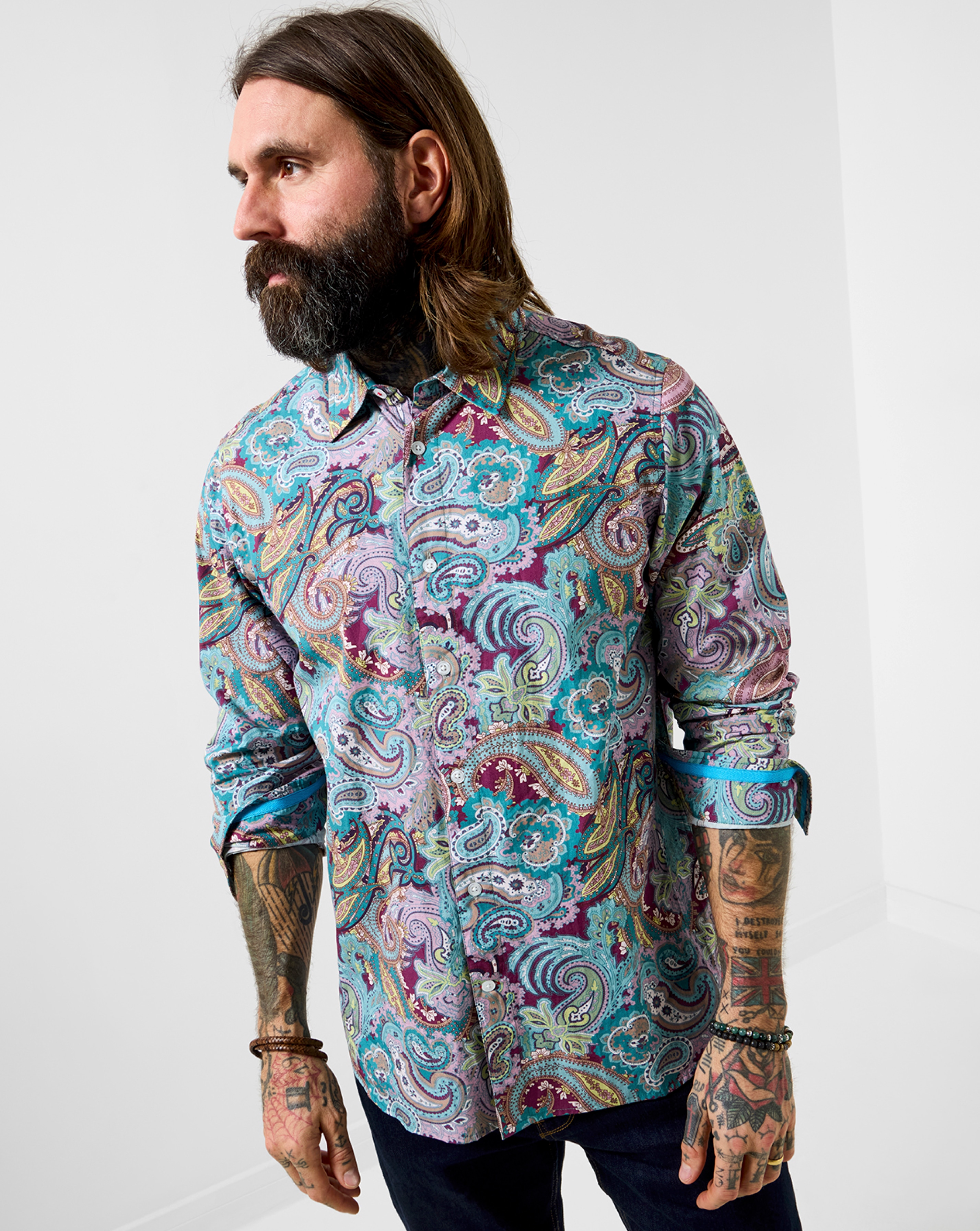 New In - Joe Browns Brilliant Bold Paisley Shirt