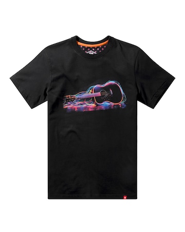 Joe Browns Neon Lights GuitarTee - Navy