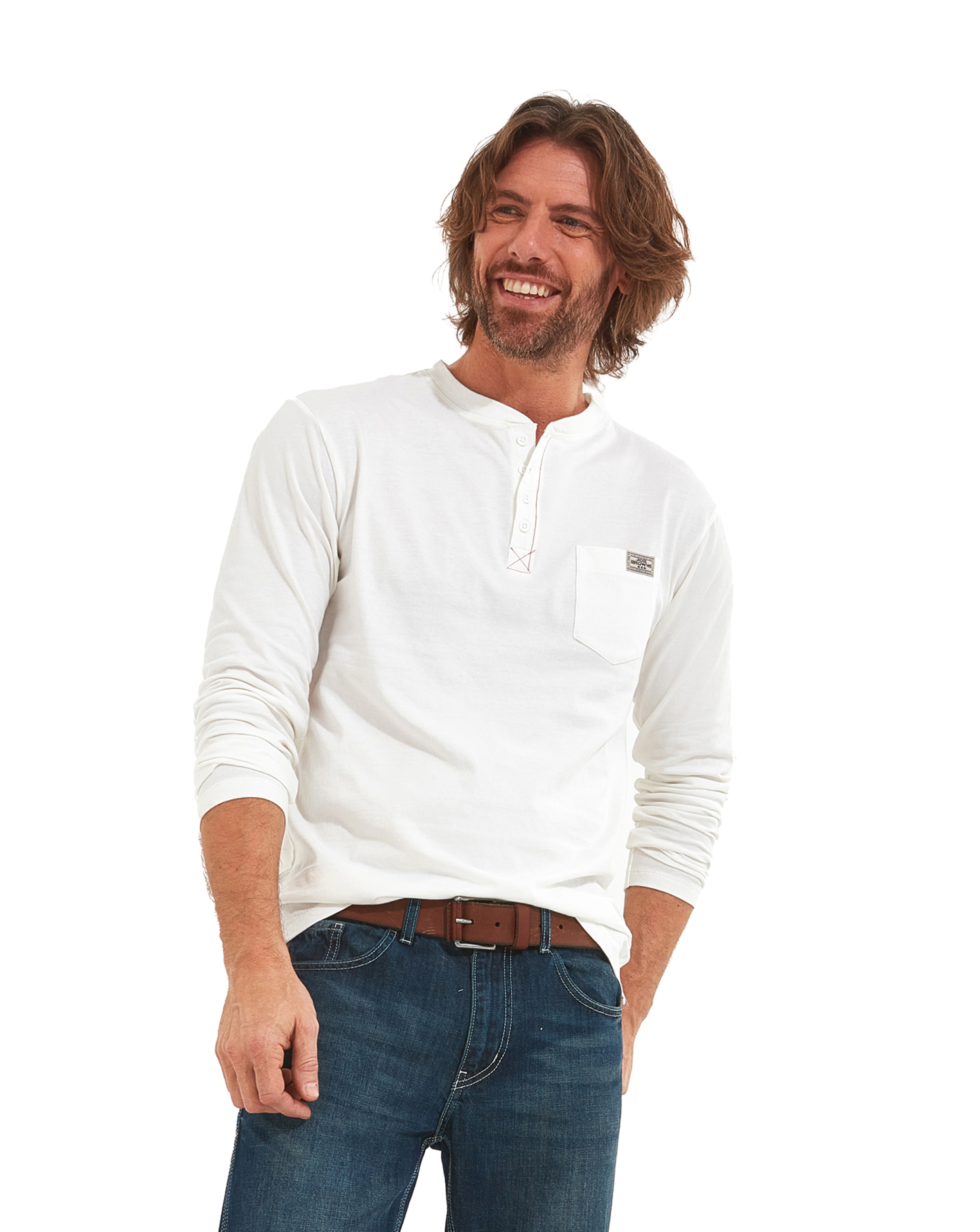 New In - Joe Browns Got Your Back Henley
