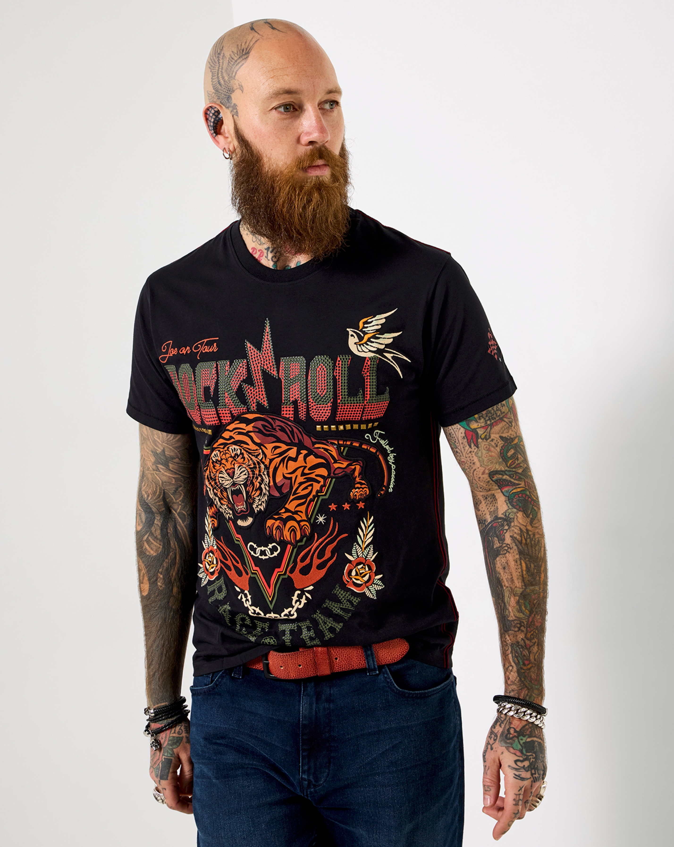New In - Joe Browns Tiger Rock and Roll T-Shirt
