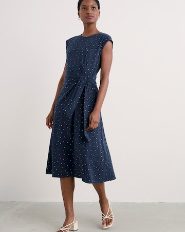 Seasalt Cornwall Fettling Dress Dotty Speckle Maritime