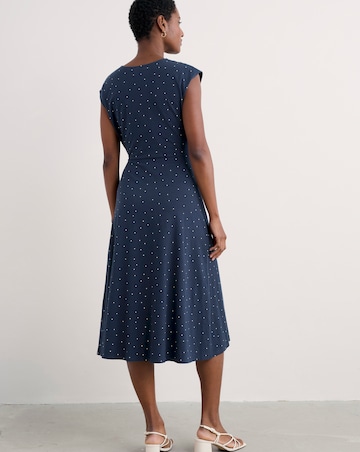 Seasalt Cornwall Fettling Dress Dotty Speckle Maritime