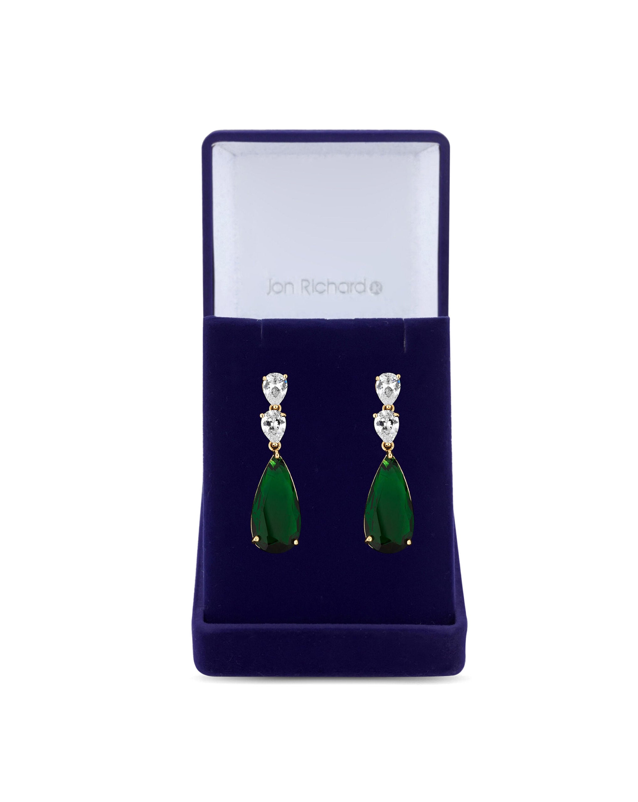 Jon Richard Pear Drop Earrings