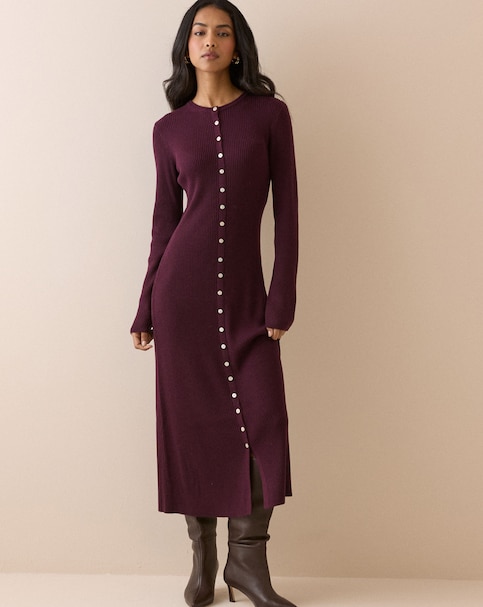 New In - Nobody's Child Button Through Midi Dress