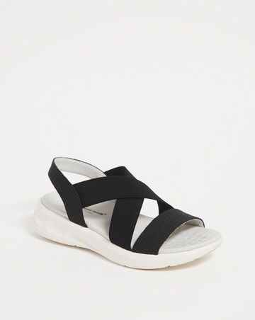 Cushion Walk Elasticated Sandal EEE Fit