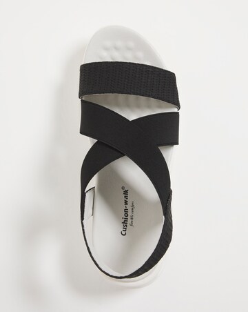 Cushion Walk Elasticated Sandal EEE Fit