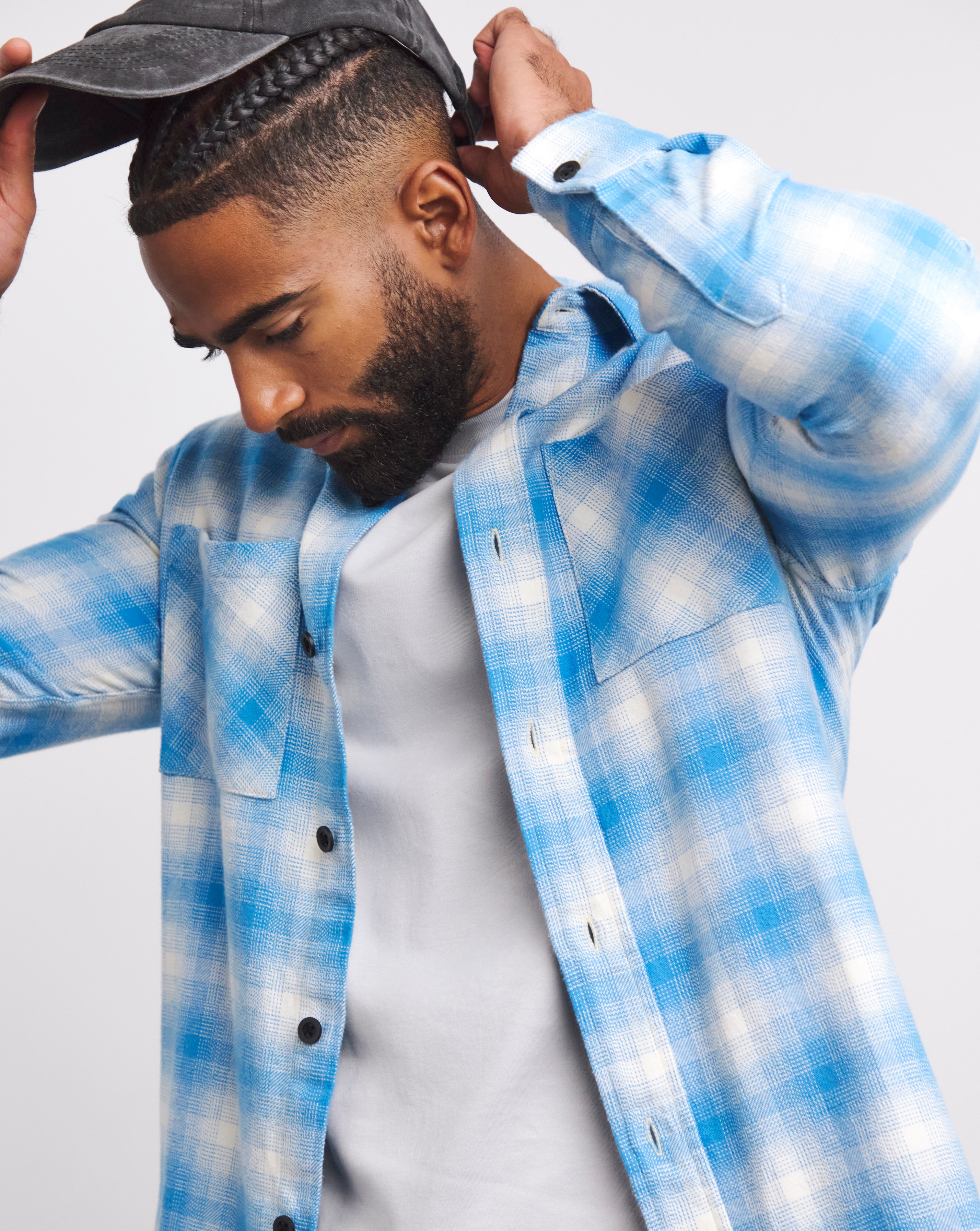 Double Pocket Flannel Check Shirt