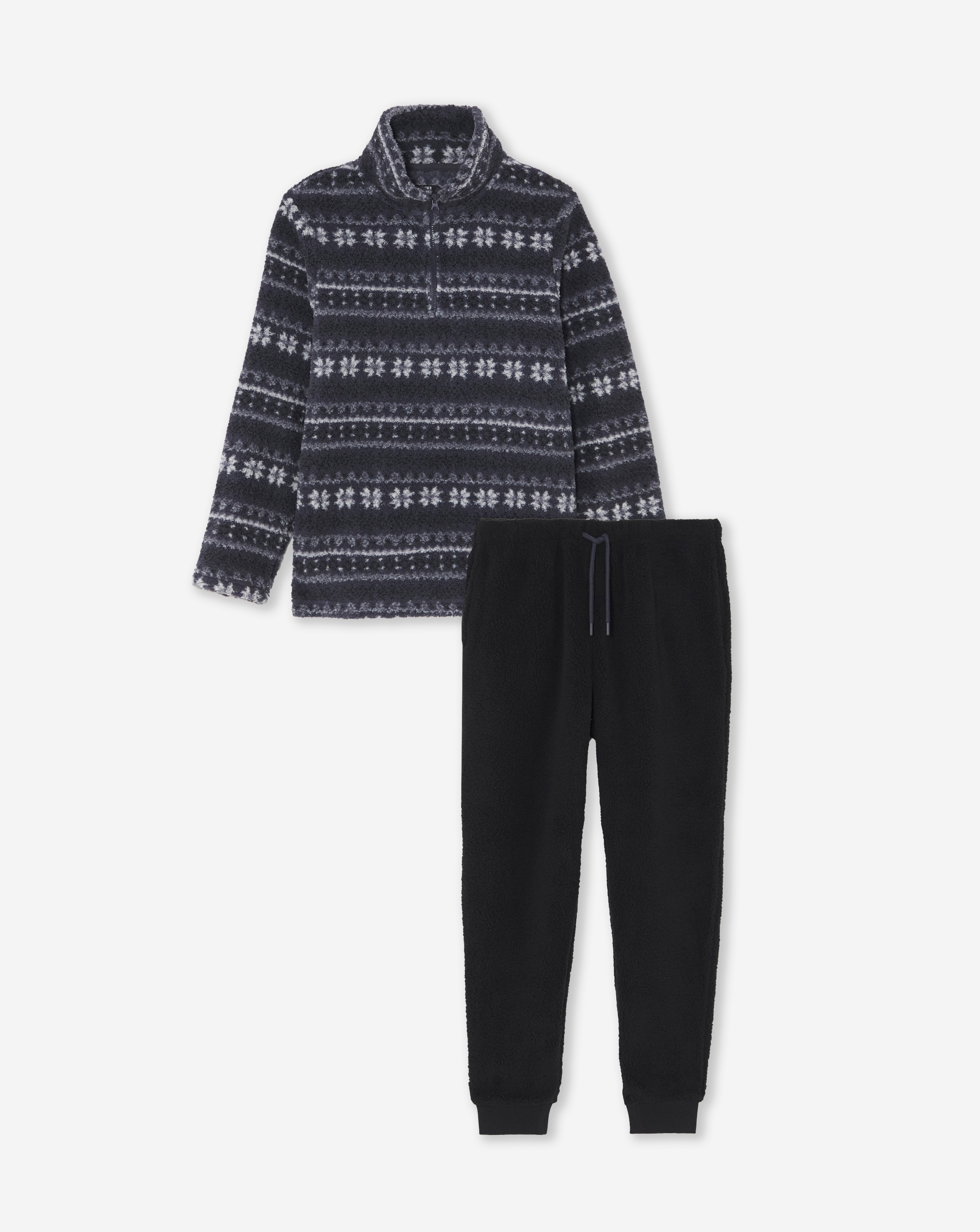 Borg Fairisle Loungewear Set