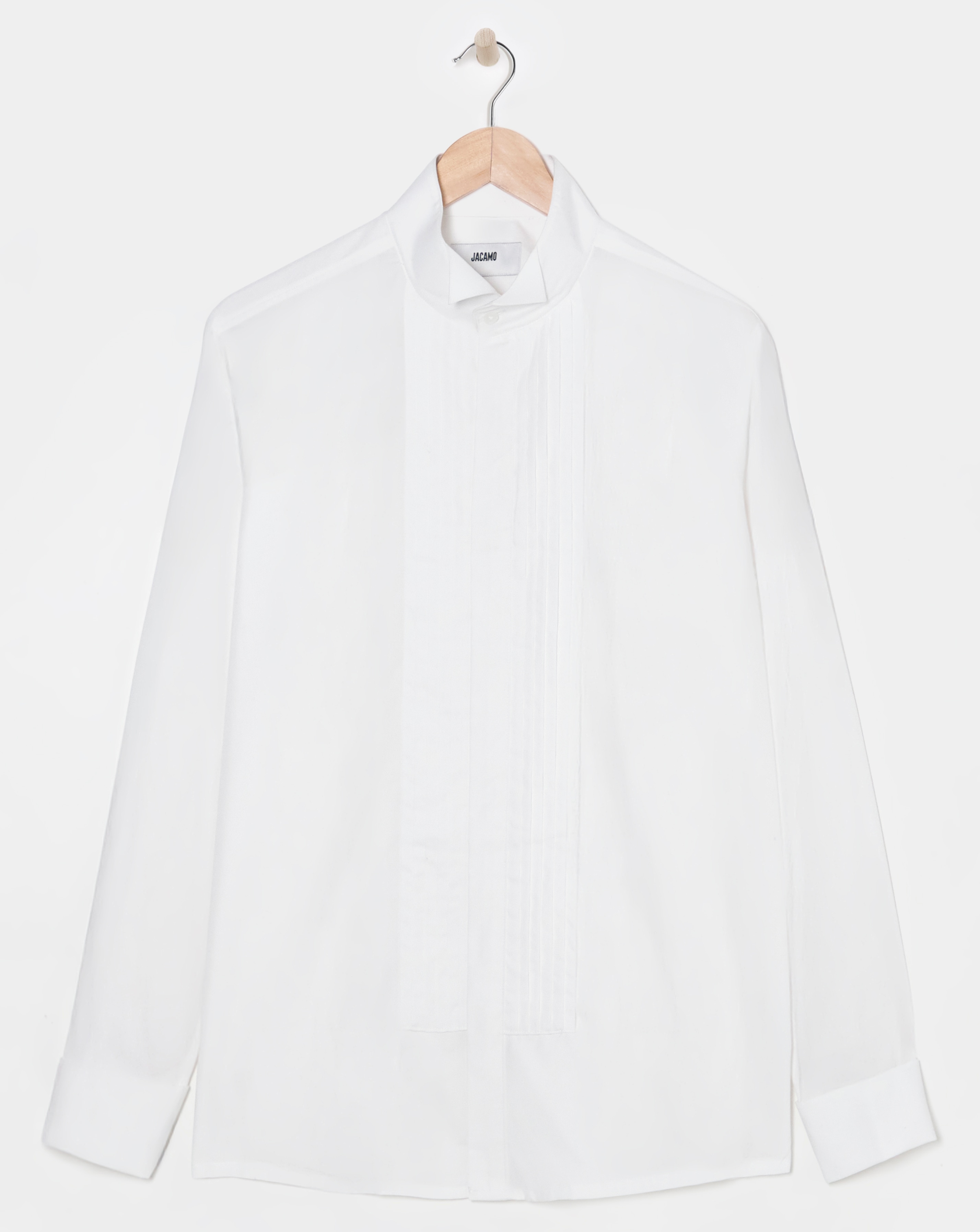 White Poplin Dinner Shirt