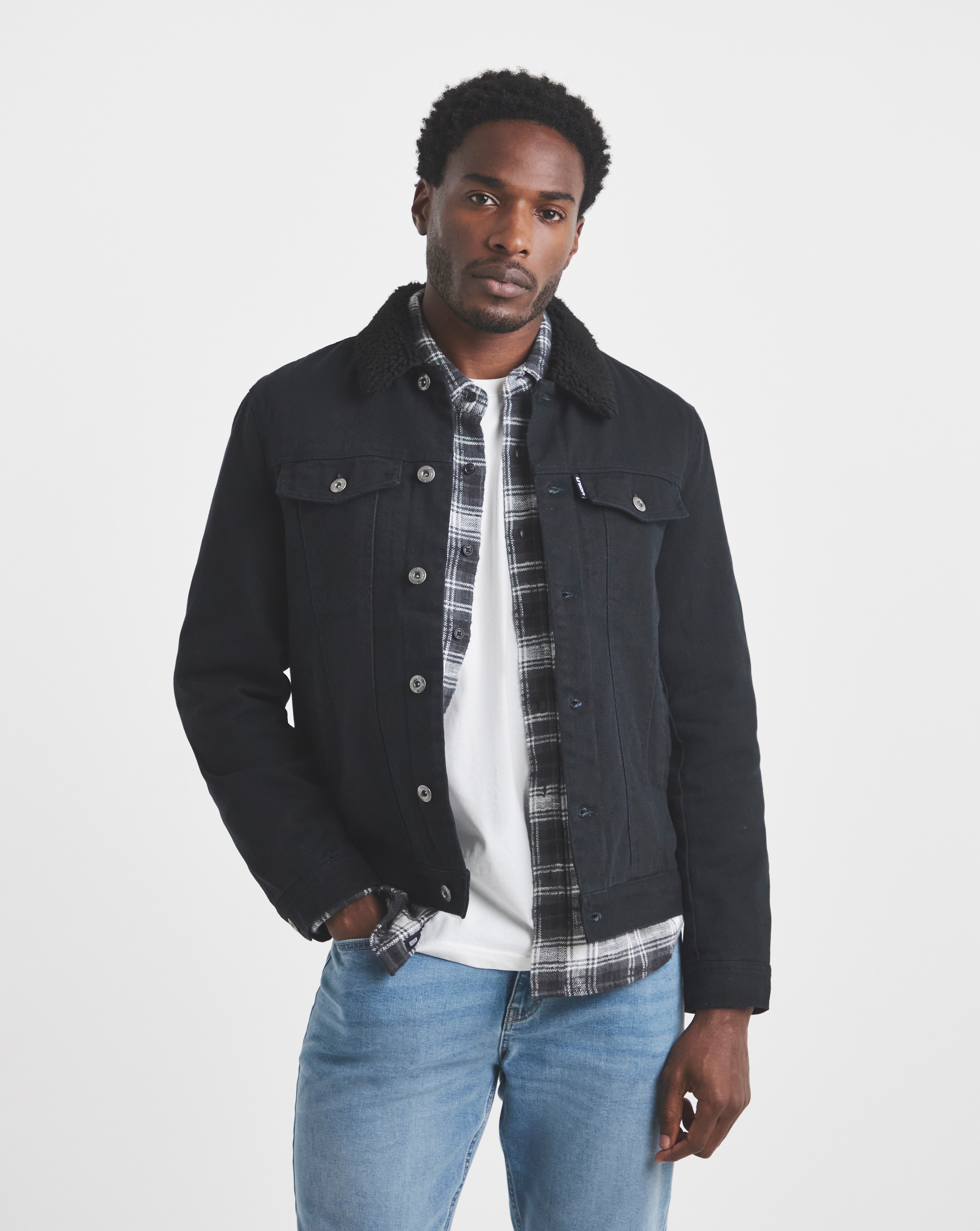 Union Borg Lined Twill Jacket