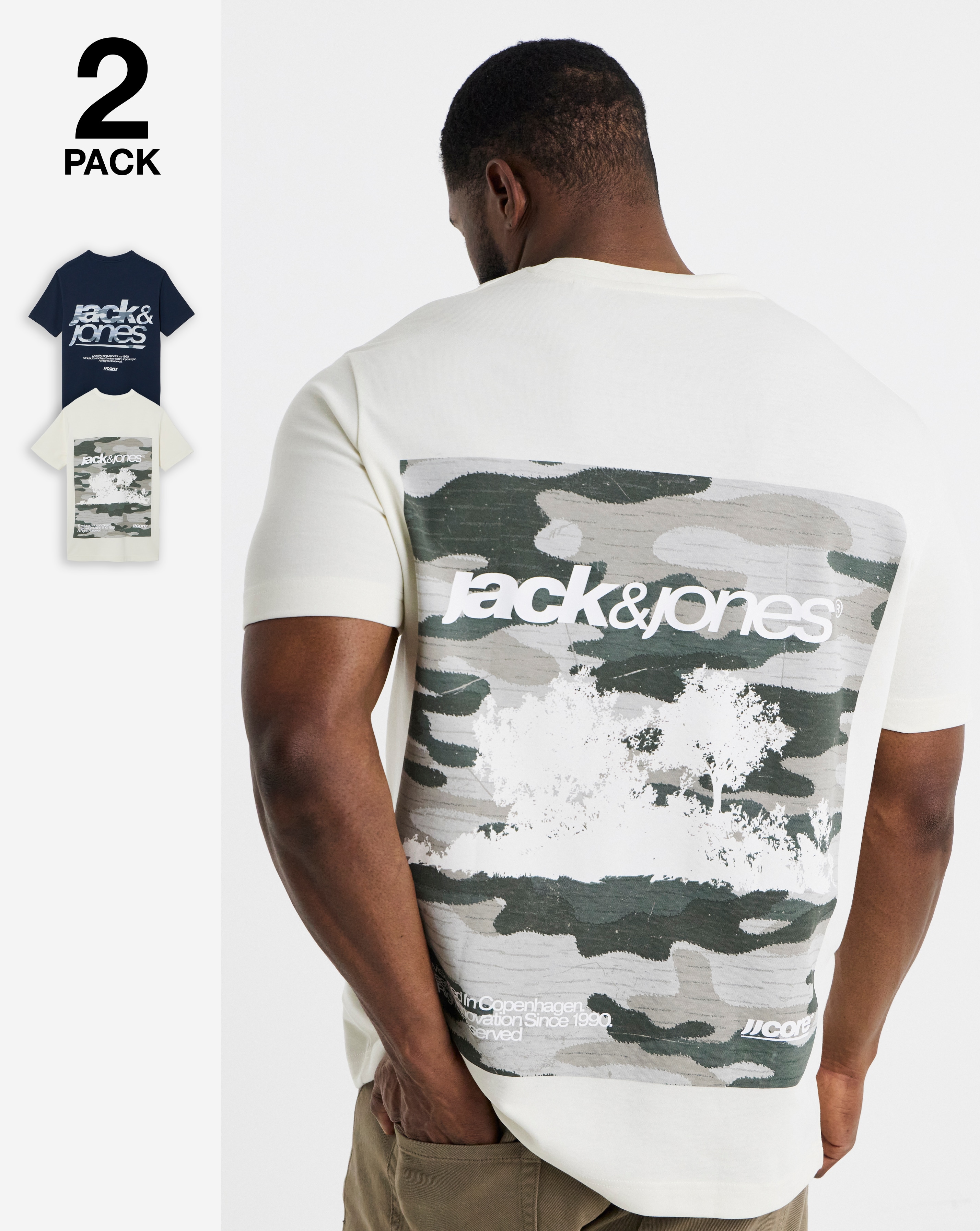 Jack & Jones Breeze 2 Pack T-Shirt