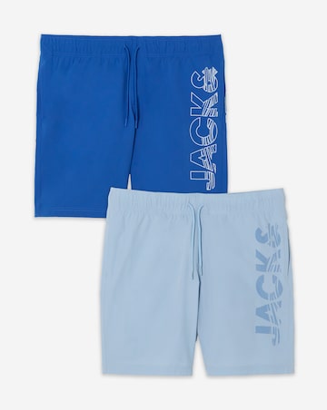 Jack & Jones Maui Wwave Logo Swim Short 2 Pack
