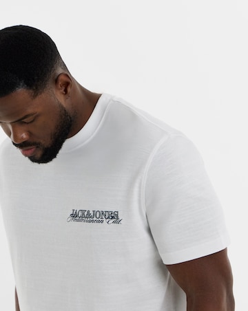 Jack & Jones Cassis Sketch Back Print Tee
