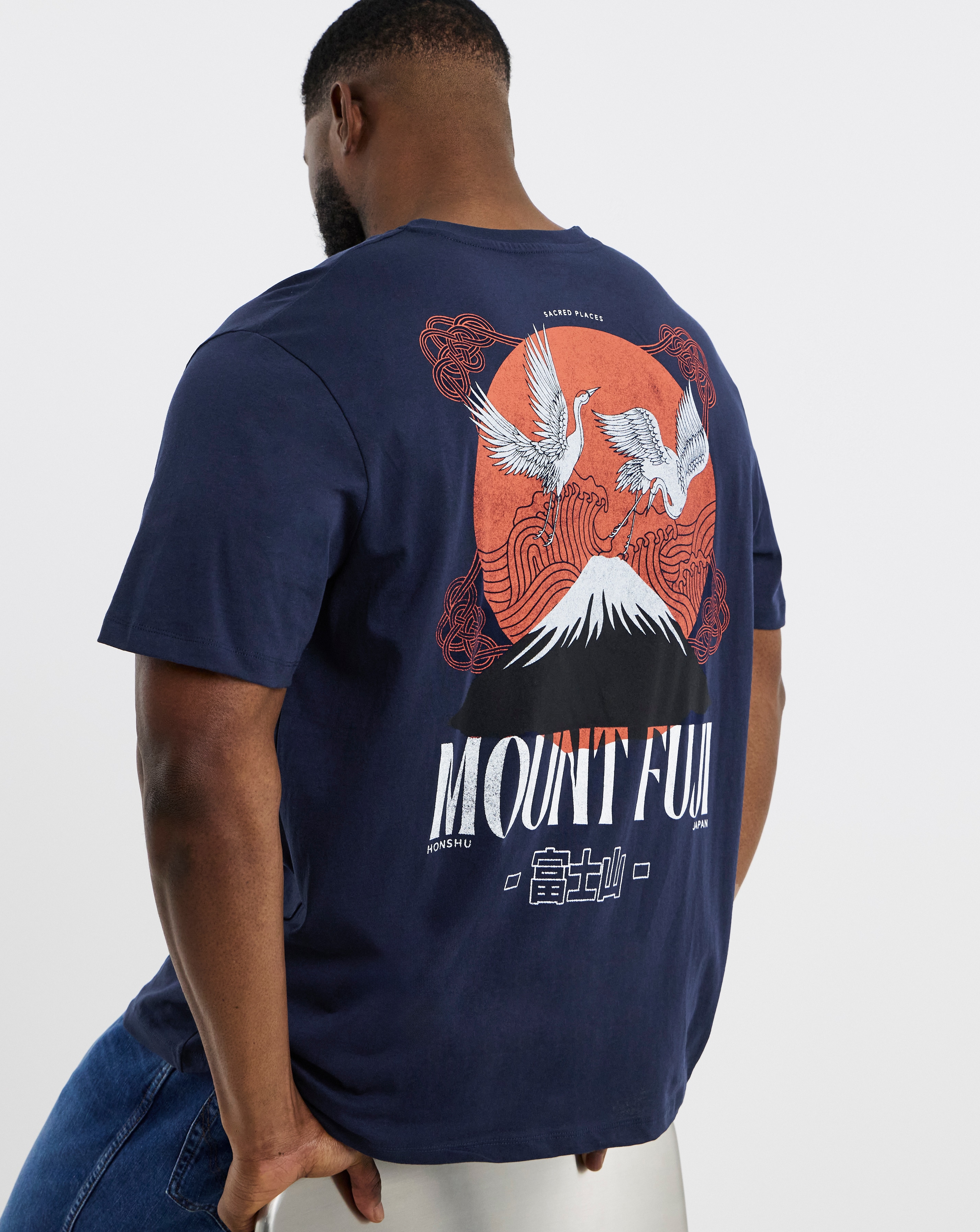 Jack & Jones Graphic T-Shirt - Navy