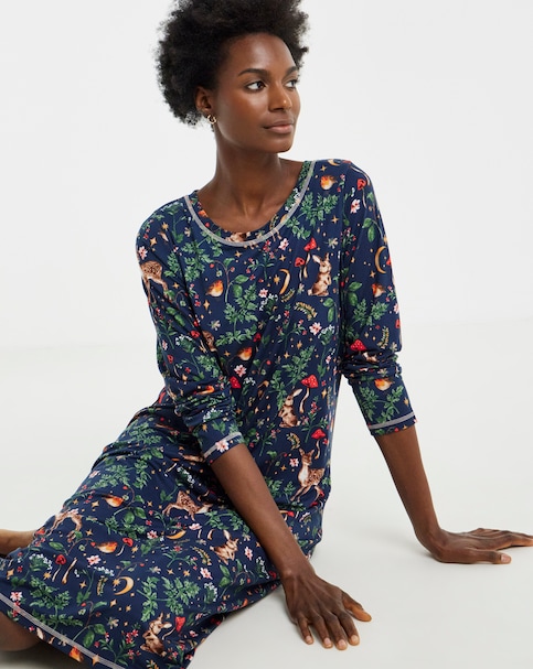 New In - Value Woodland Long Sleeve Nightie