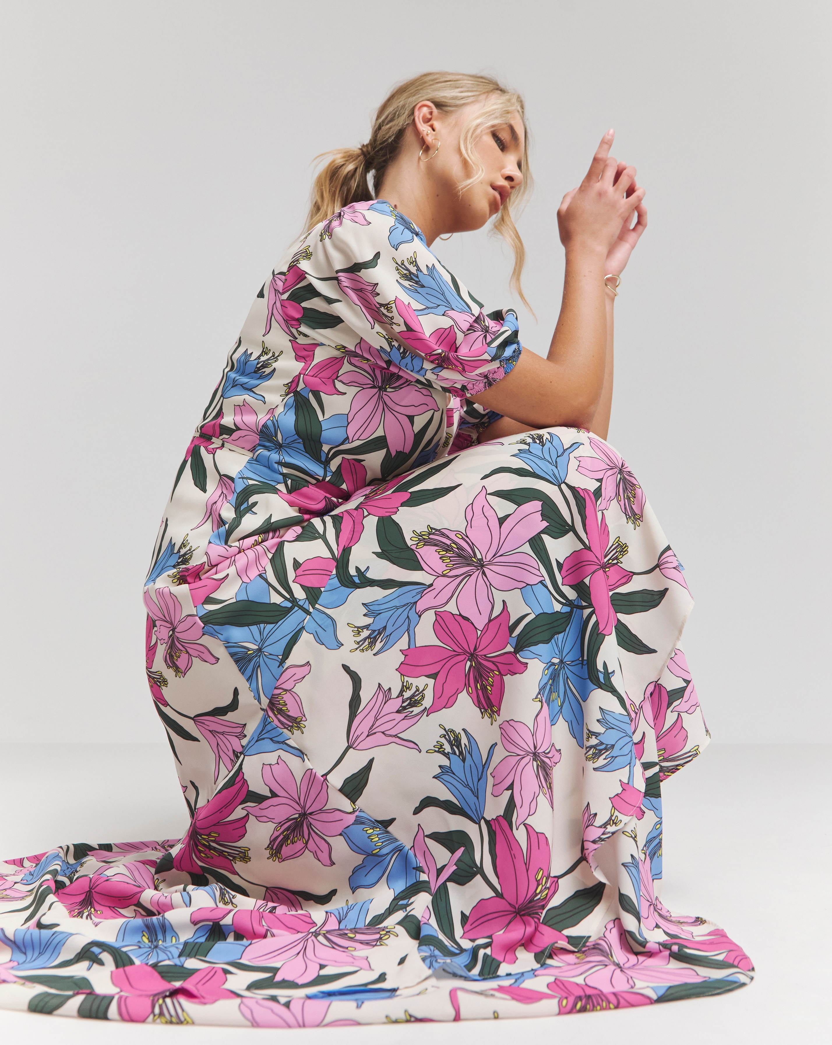 Joanna Hope Wrap Maxi Dress