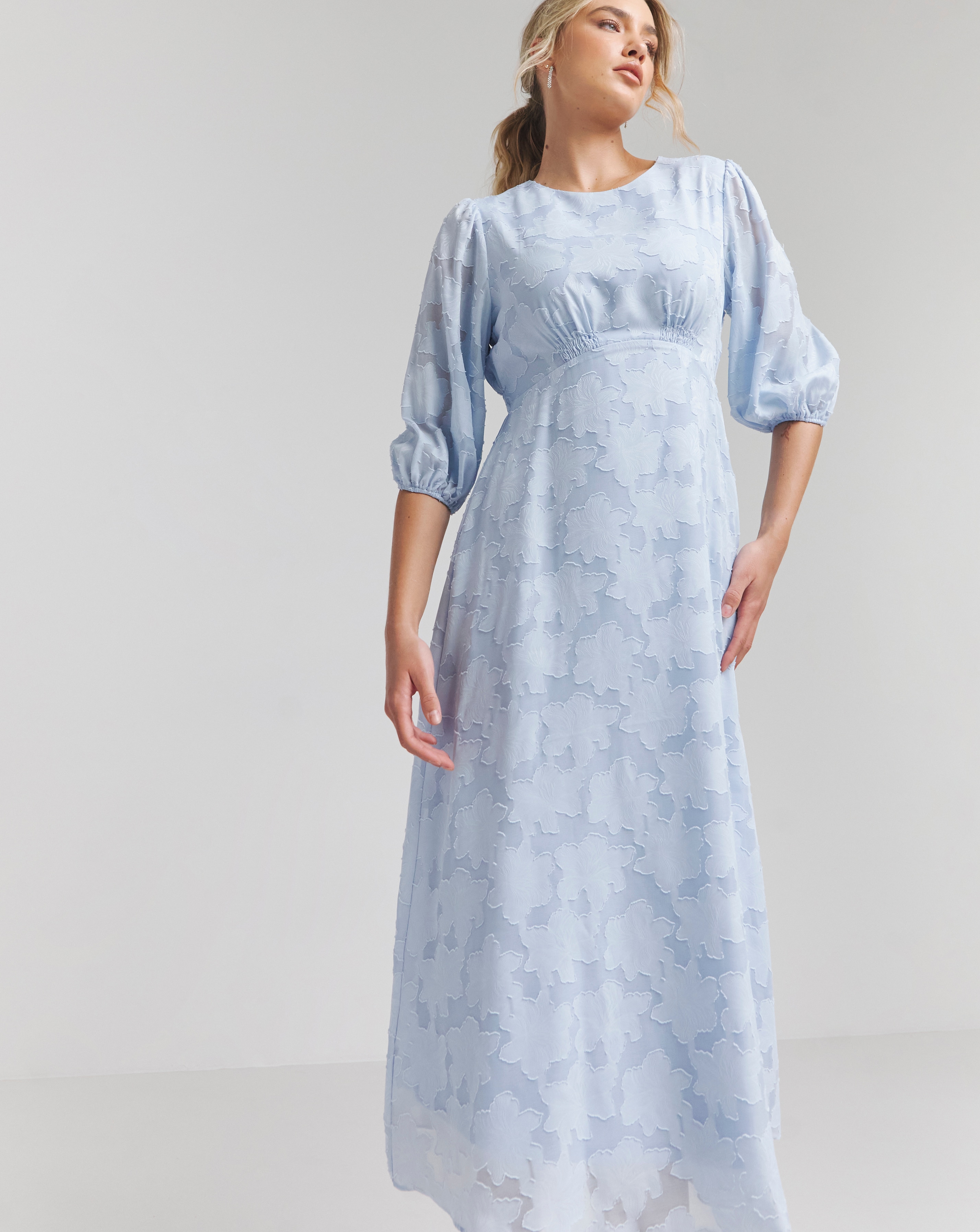 Joanna Hope Burnout Maxi Dress