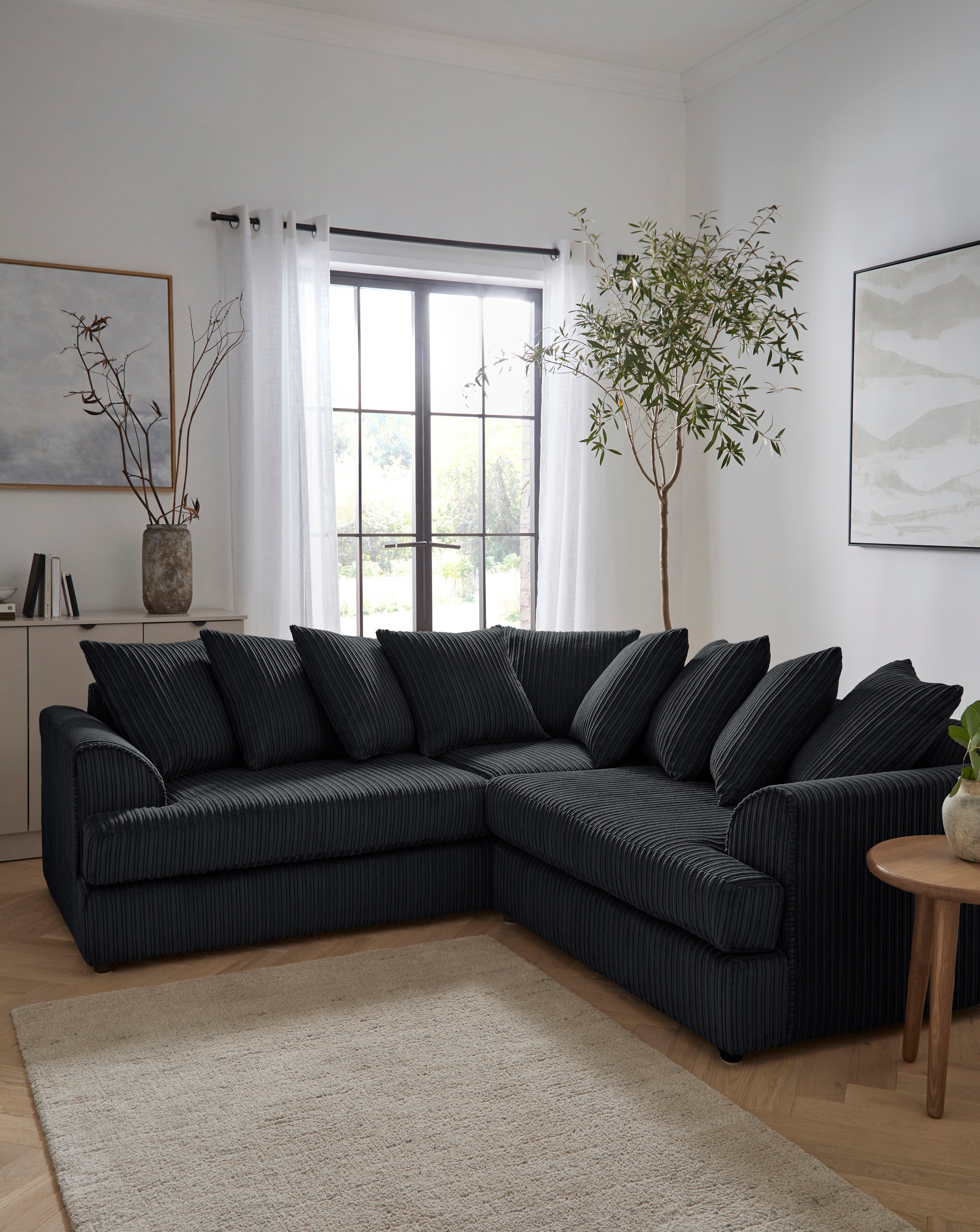 Ferguson Jumbo Cord Corner Sofa