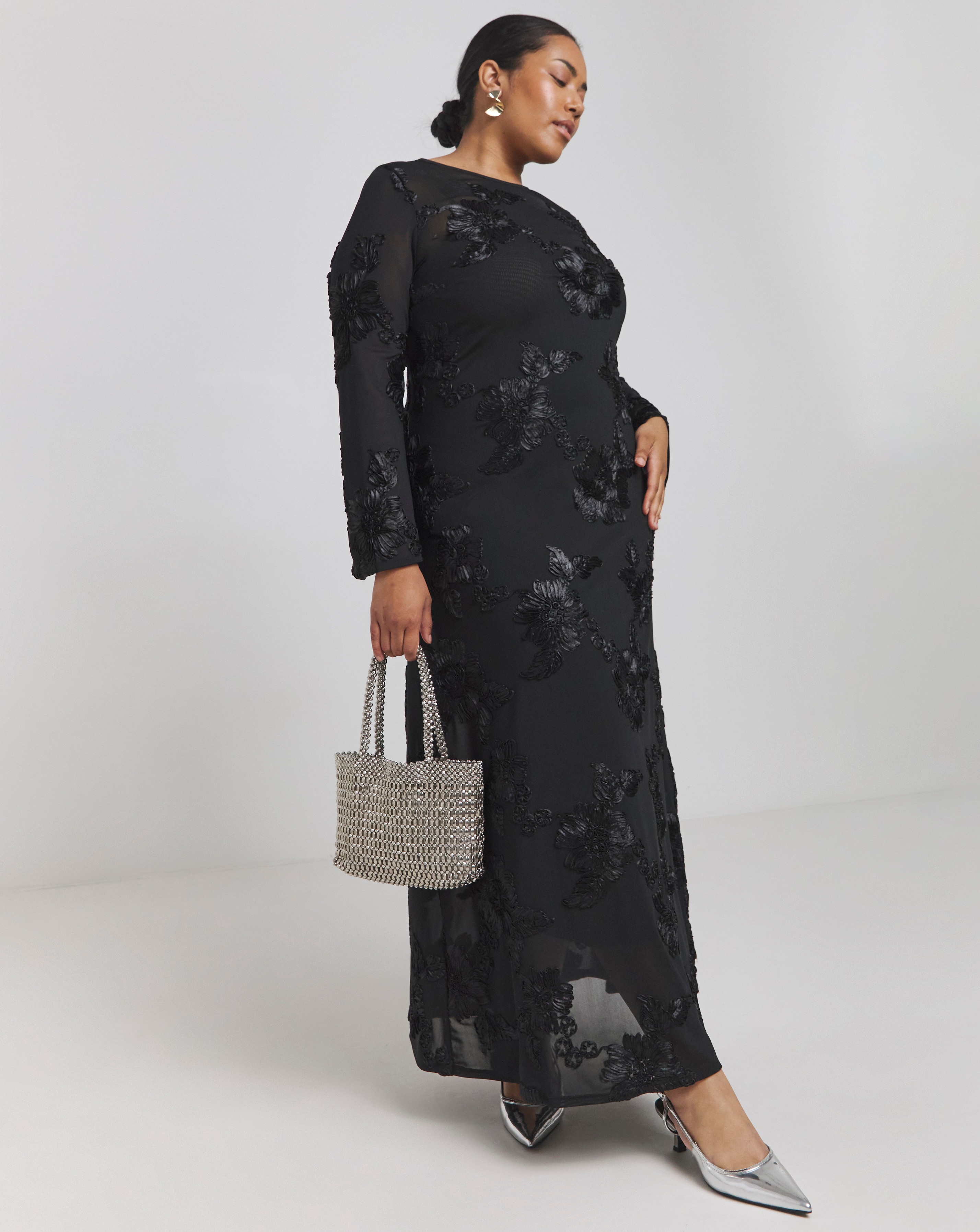 Joanna Hope MAGISCULPT Mesh Column Dress