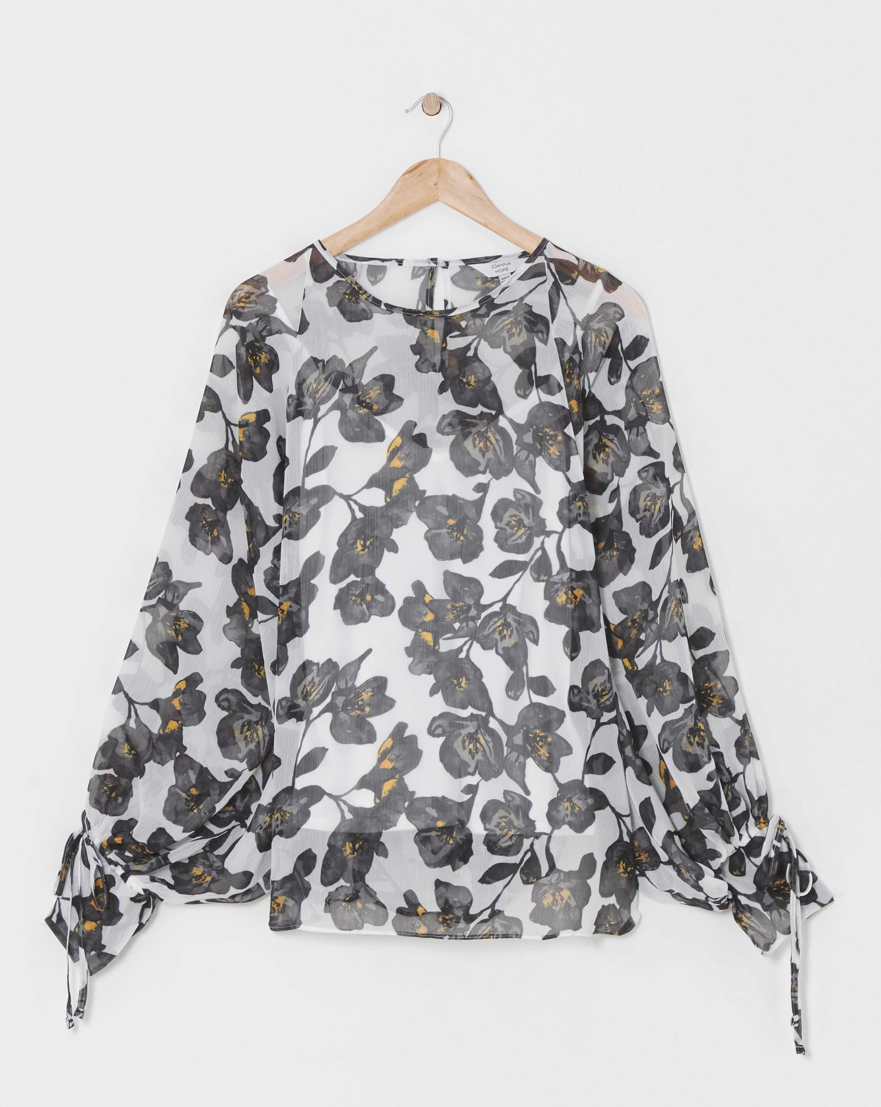 Joanna Hope Tie Sleeve Blouse