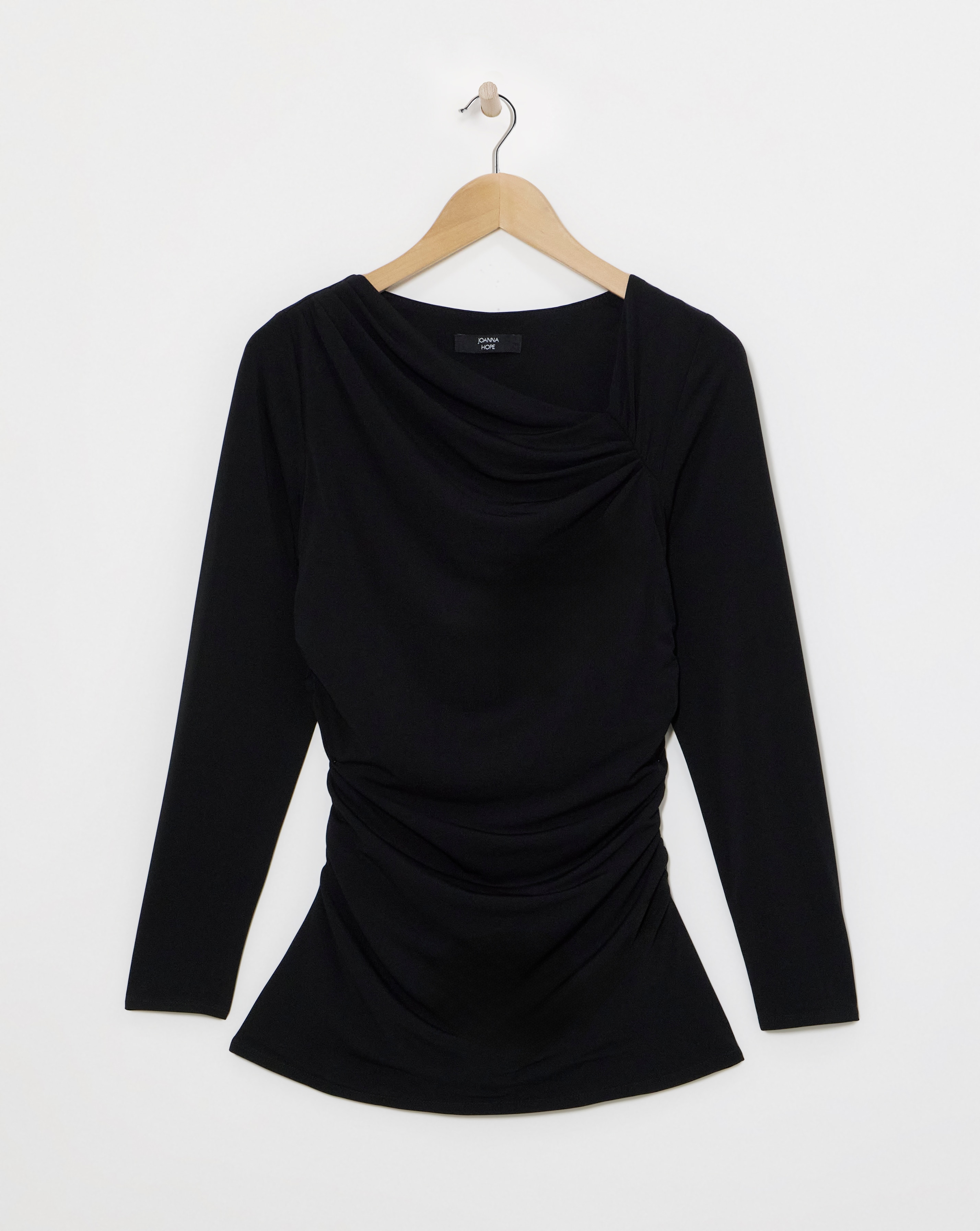 Joanna Hope Ruched Top With Corsage