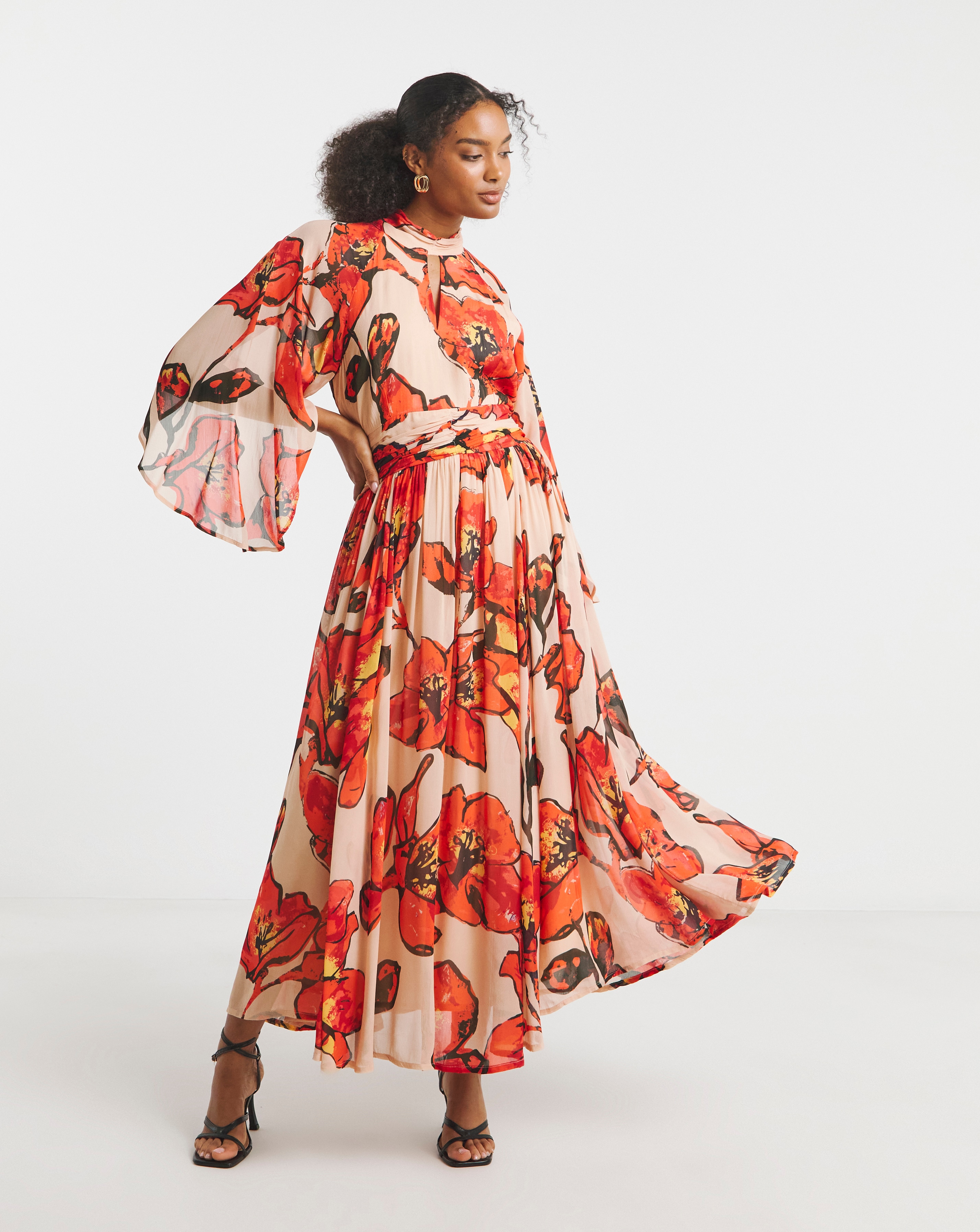 Joanna Hope Printed Maxi Dress