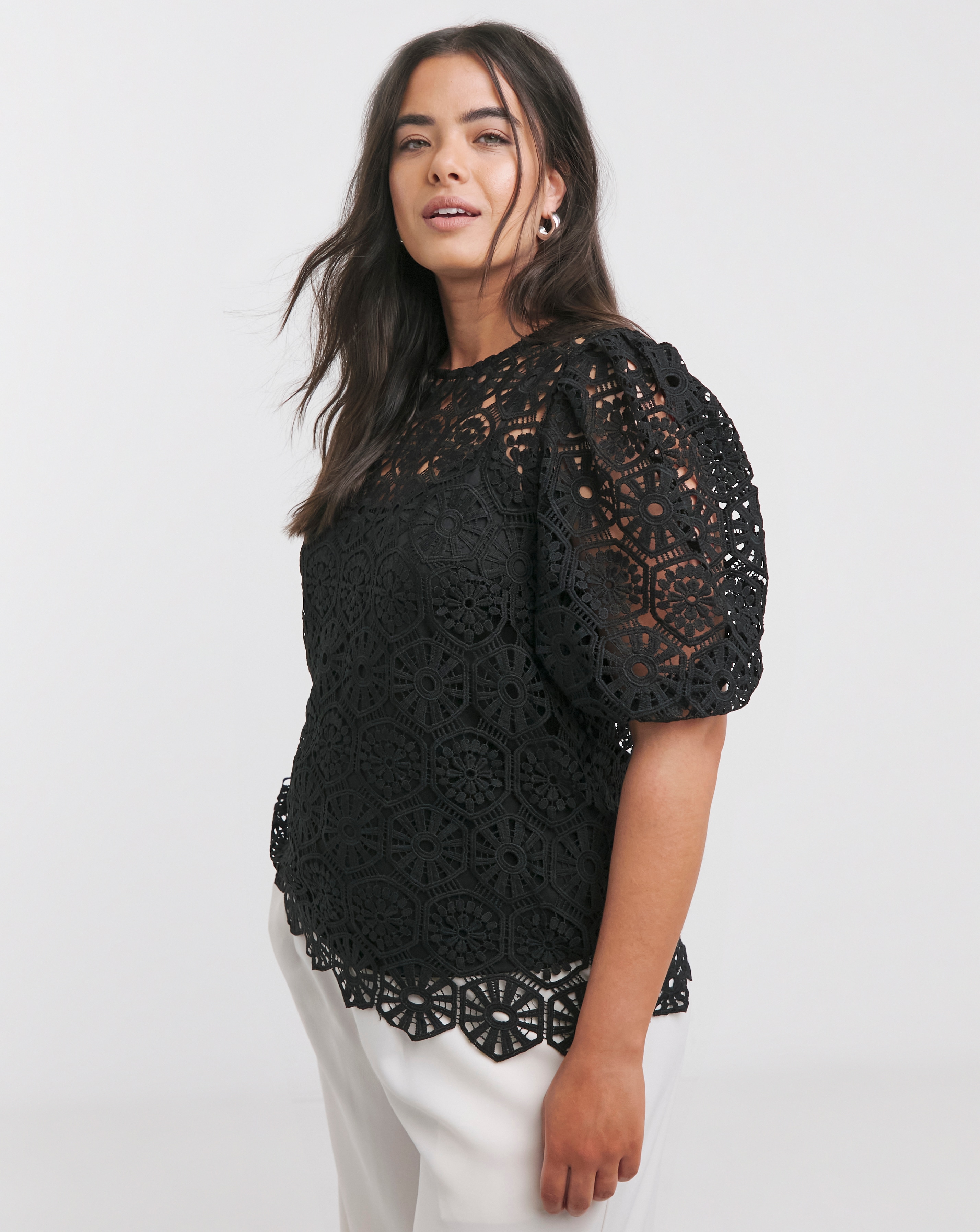 Joanna Hope Crochet Blouse