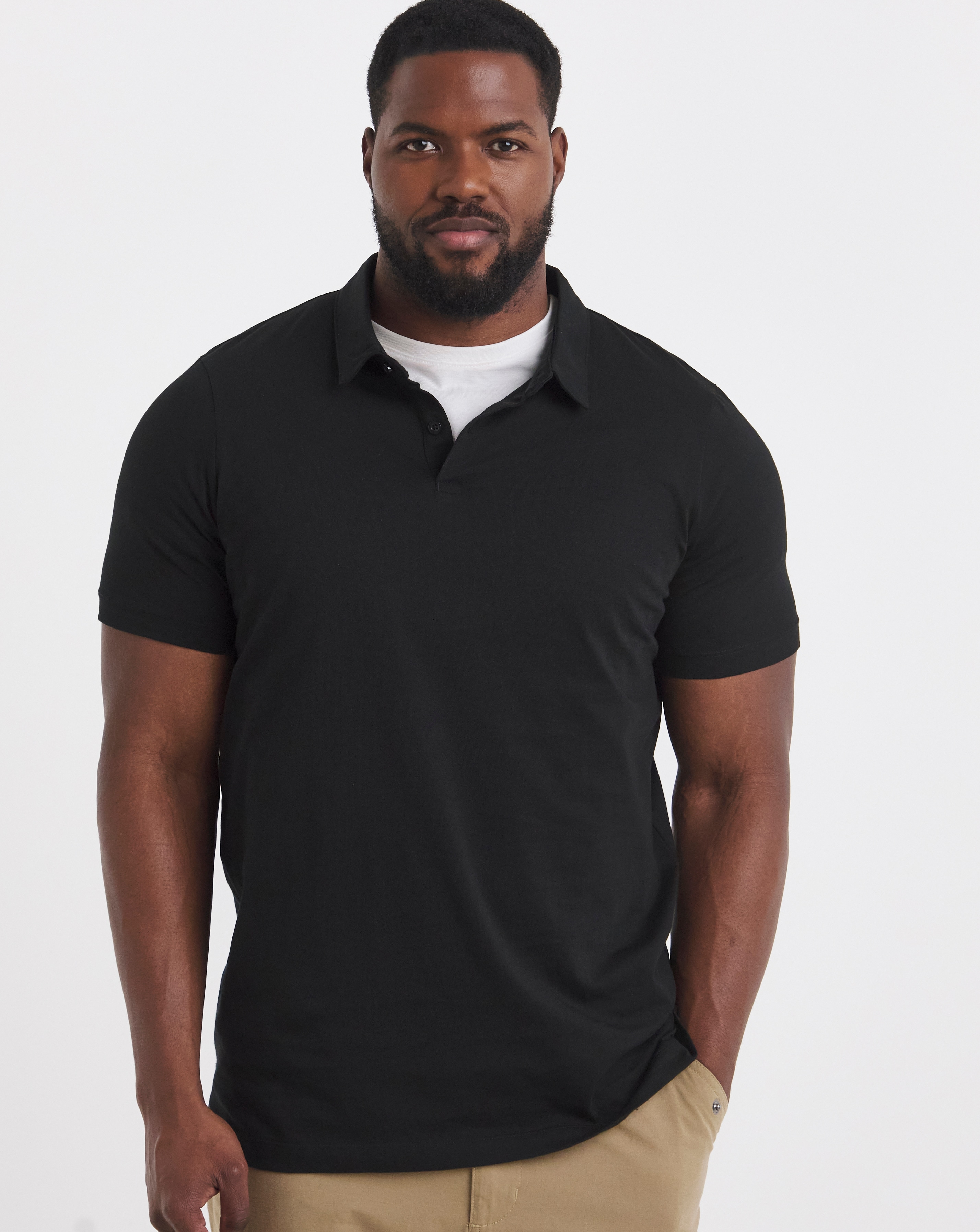 Pure Cotton Jersey Polo Long